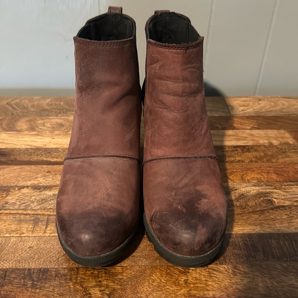 Sorel Joan of Arc Chelsea Wedge Boots, Booties, Brown, Size 8.5 - Picture 2 of 11